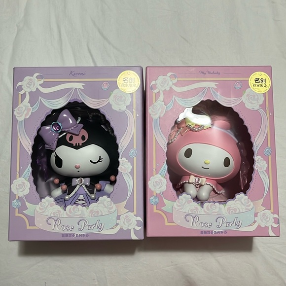 Sanrio Other - Sanrio Miniso rose party figure bundle